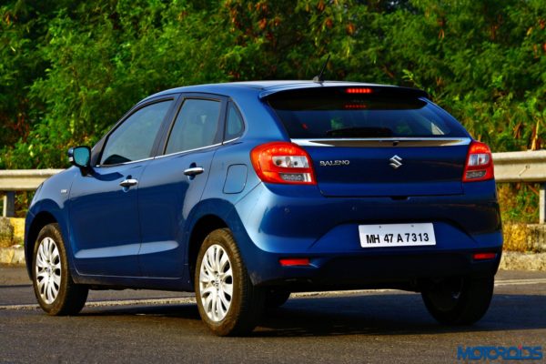 2015 Maruti Suzuki Baleno Rear LEft three quarters