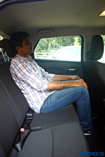 2015 Maruti Suzuki Baleno Rear Seat space