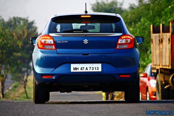 2015 Maruti Suzuki Baleno Rear head on