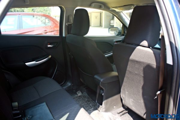 2015 Maruti Suzuki Baleno Rear seat space (2)