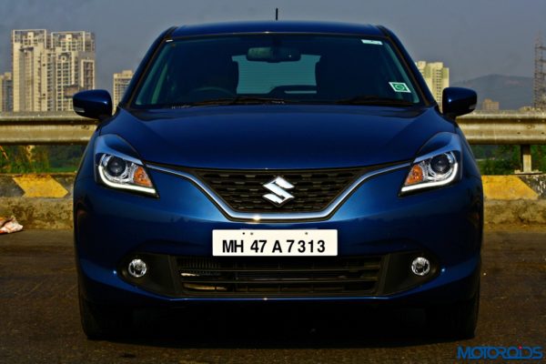 2015 Maruti Suzuki Baleno head on view (2)