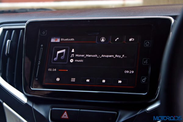 2015 Maruti Suzuki Baleno infotainment system