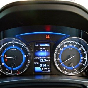 Maruti Suzuki Baleno instrument cluster