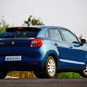 Maruti Suzuki Baleno rear right three quarters