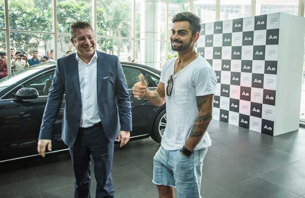 Virat's new Audi A8L W12 3