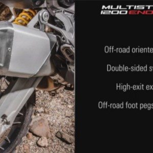Ducati Multistrada  Enduro exhaust swingarm