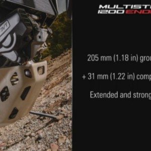 Ducati Multistrada  Enduro fround clearance