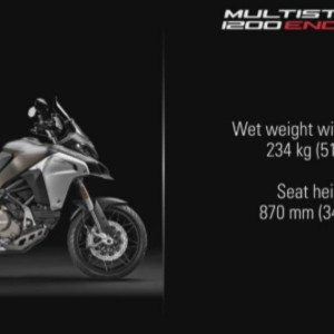 Ducati Multistrada  Enduro weight