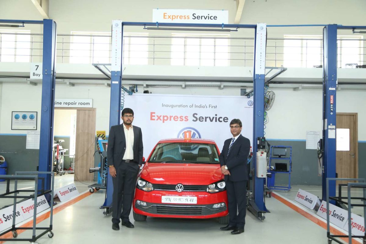 From Left Satish Kumaran Dealer Principal Volkswagen Coimbatore Ashish Gupta Head After Sales Volkswagen Passenger Cars