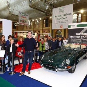 Jaguar E Type voted as best British car ever