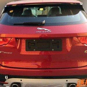 Jaguar F Pace spied in China