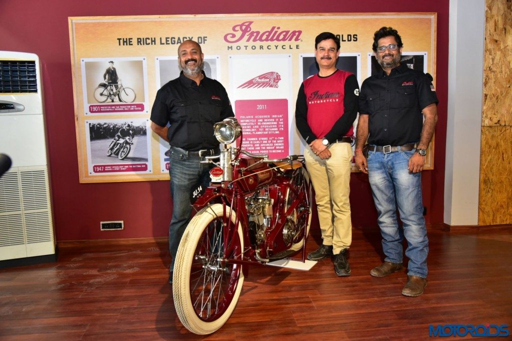 Left to Right- Mr. Ashish Khurana, , Managing Partner, West India Auto Pvt., Mr. Pankaj Dubey, Managing Director, Polaris India, Mr. Vikram V Shah, Managing Partner, West India Auto Pvt. Ltd.