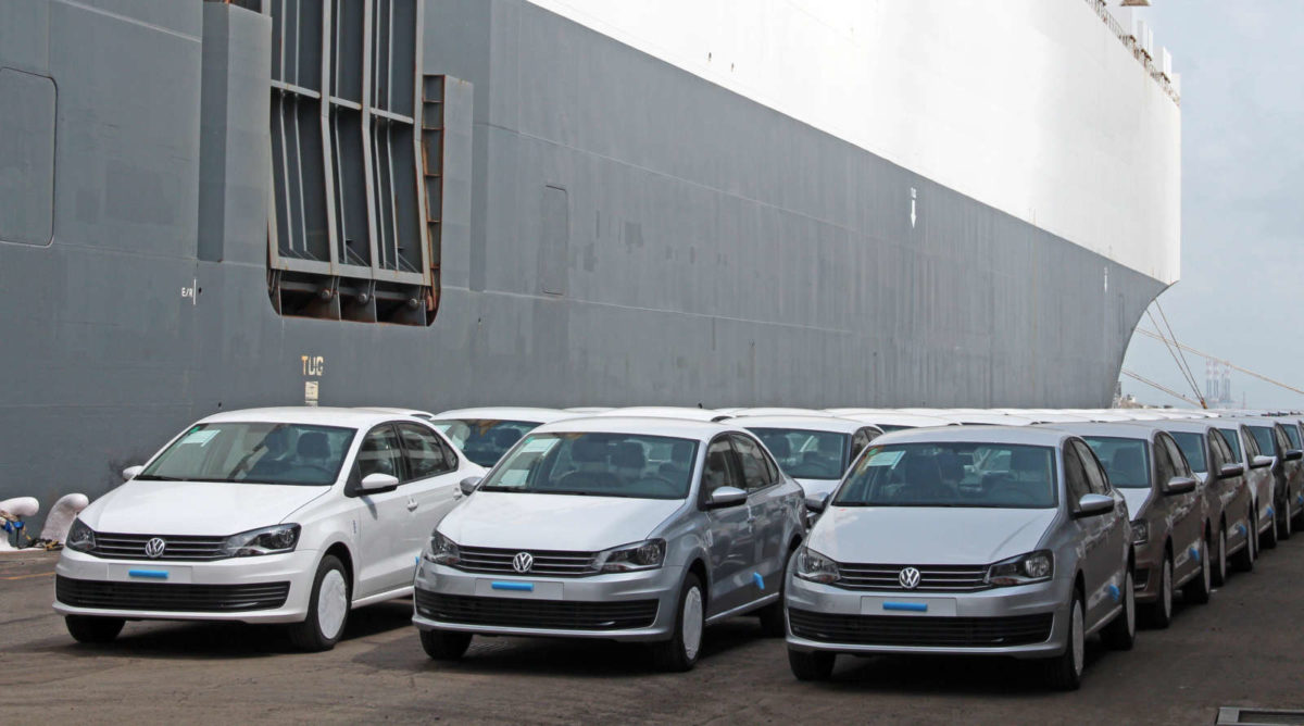Made in India Volkswagen get shipped