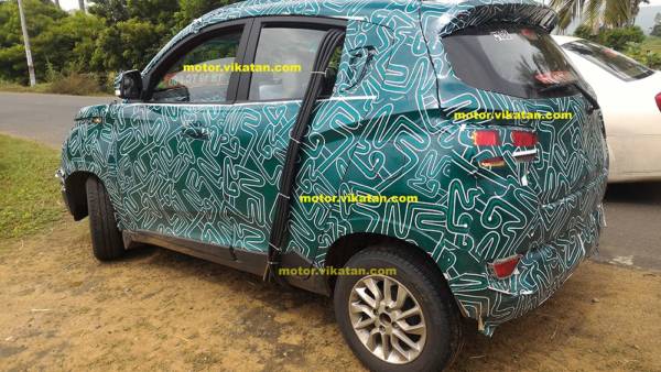 Mahindra XUV spy images