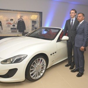 Mr Bojan Jankulovski Head of Operations for Maserati India with Mr K