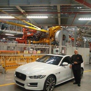 Narendra Modi visits Jaguar Land Rover plant in UK