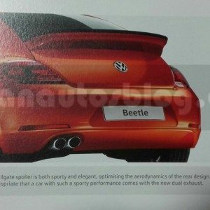 New VW Beetle brochure