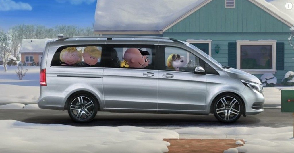 Snoopy Mercedes V-Class