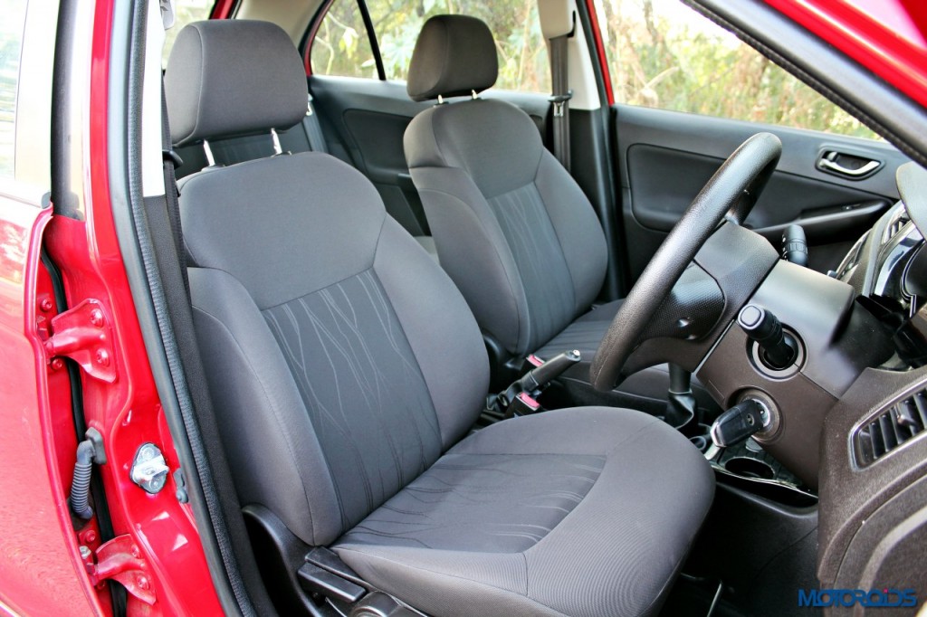 Tata Bolt front and rear seats (1)