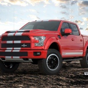 shelby f  sema red front