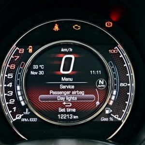 Abarth  Competizione Instrument Cluster