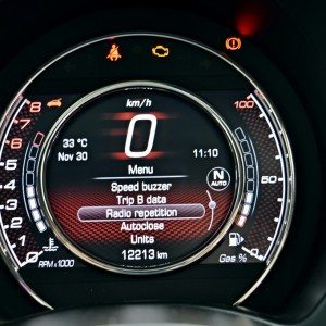 Abarth  Competizione Instrument Cluster