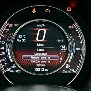 Abarth  Competizione Instrument Cluster