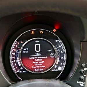 Abarth  Competizione Instrument Cluster