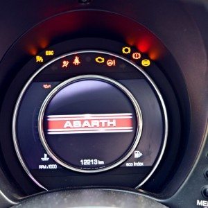 Abarth  Competizione Instrument Cluster