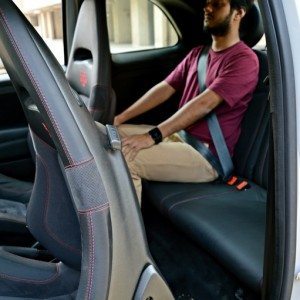 Abarth  Competizione Rear Seat Space
