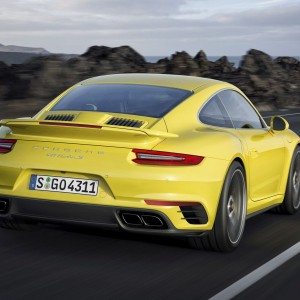 Embargo   CET  December  new Porsche  Turbo S Coupe rear