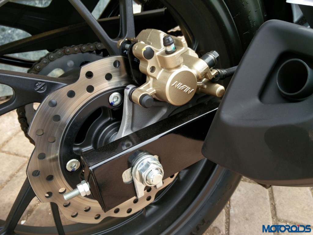 Rear petal disc brake