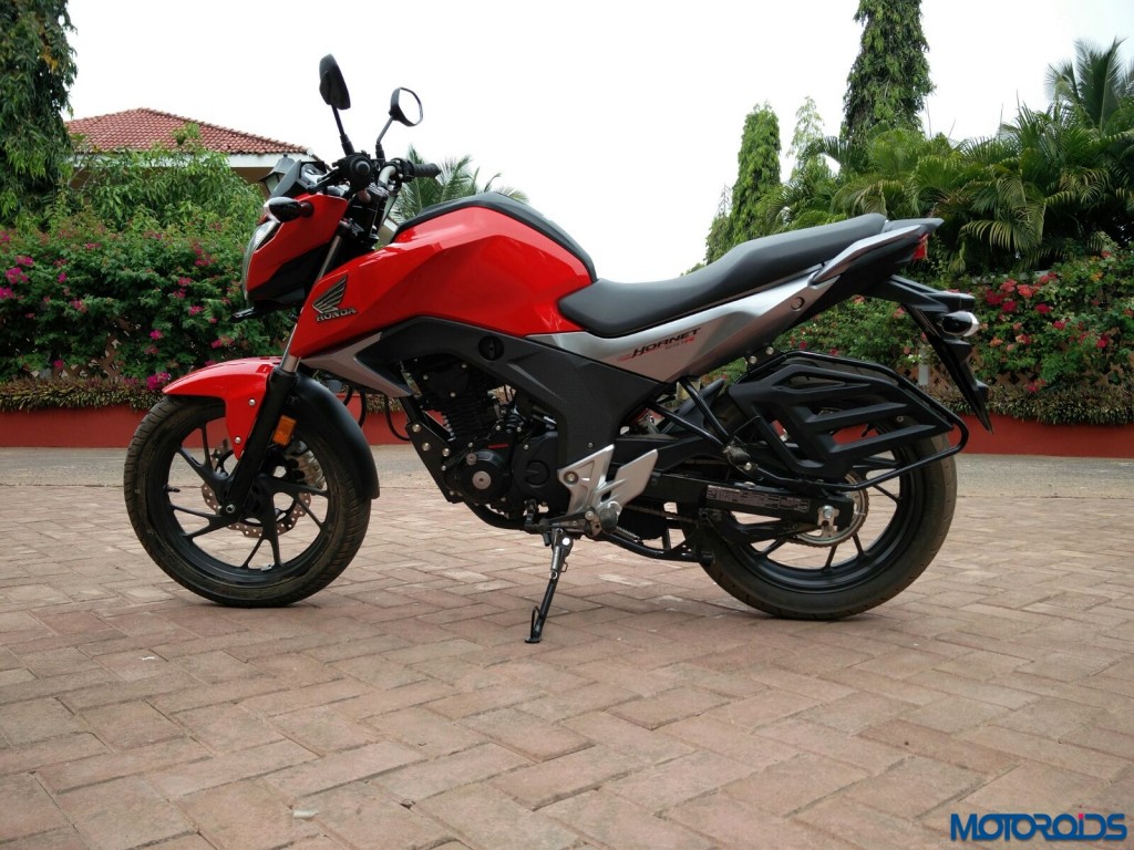 Side profile of the Honda CB Hornet 160R (Left)