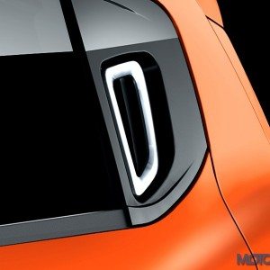 Mahindra KUV Hidden Rear Door Handle