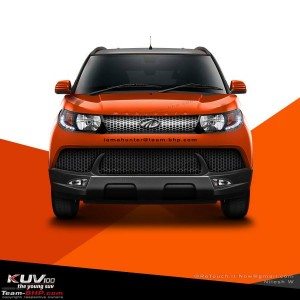 Mahindra KUV re imagined with new grille and bumper