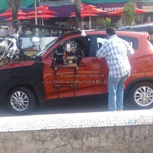 Mahindra XUV S spied