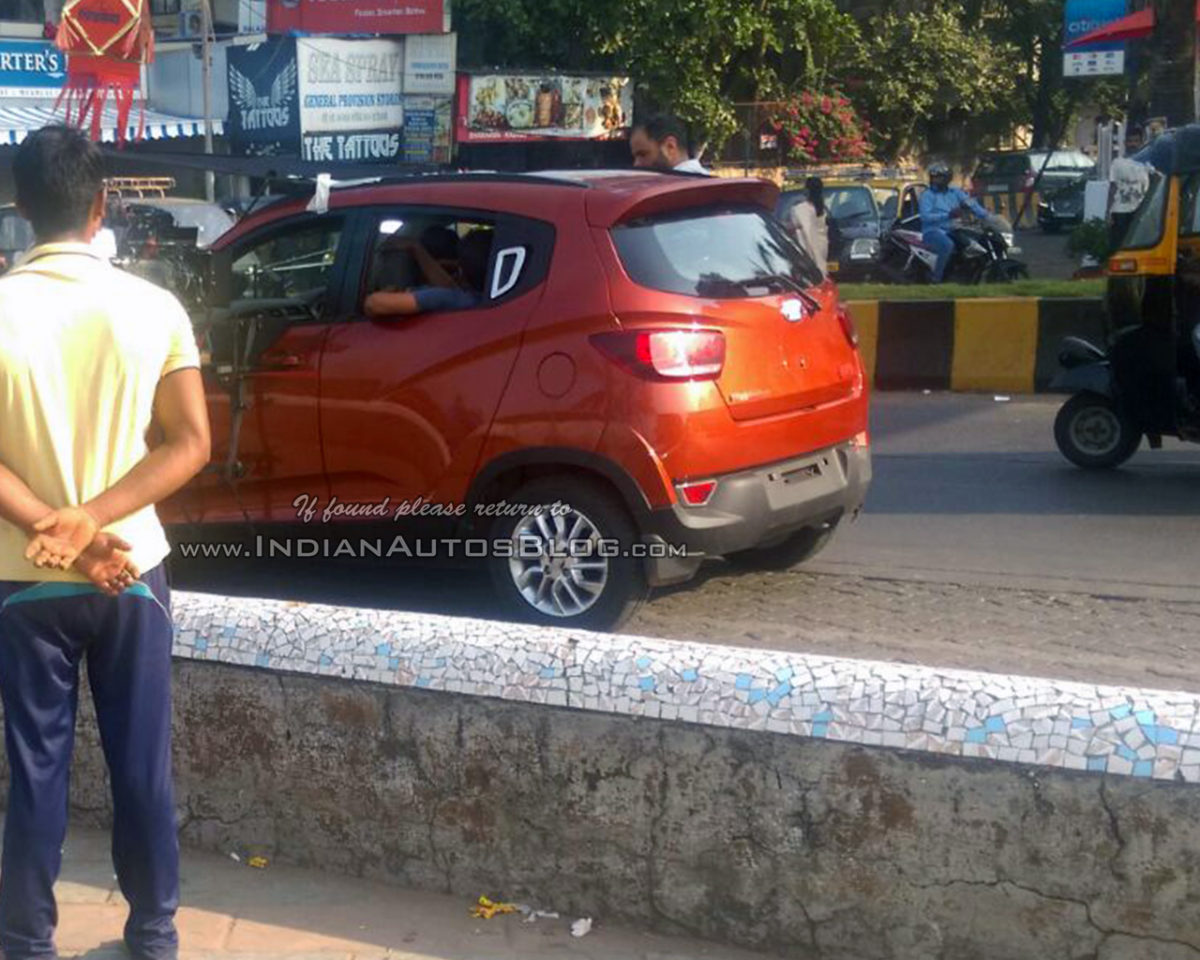 Mahindra XUV S spied