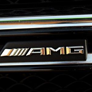Mercedes AMG G Crazy Colour AMG badging on grille