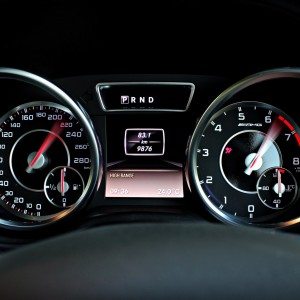 Mercedes AMG G Crazy Colour Instrument cluster