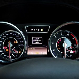 Mercedes AMG G Crazy Colour Instrument cluster