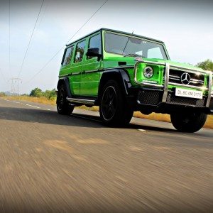 Mercedes AMG G Crazy Colour Motion shots