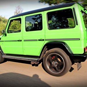 Mercedes AMG G Crazy Colour Motion shots