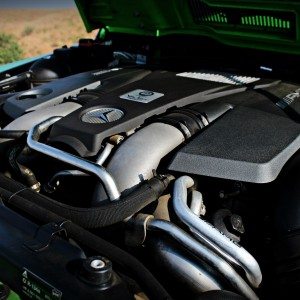 Mercedes AMG G Crazy Colour engine bay