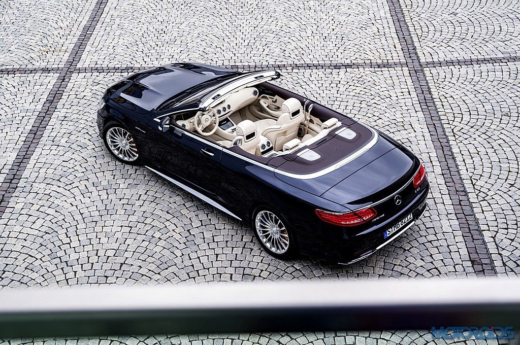 Mercedes-AMG S 65 Cabrio, Exterieur: Anthrazithblau,Interieur: Leder Porzellan exterior: anthracite blue, interior: leather porcelaine