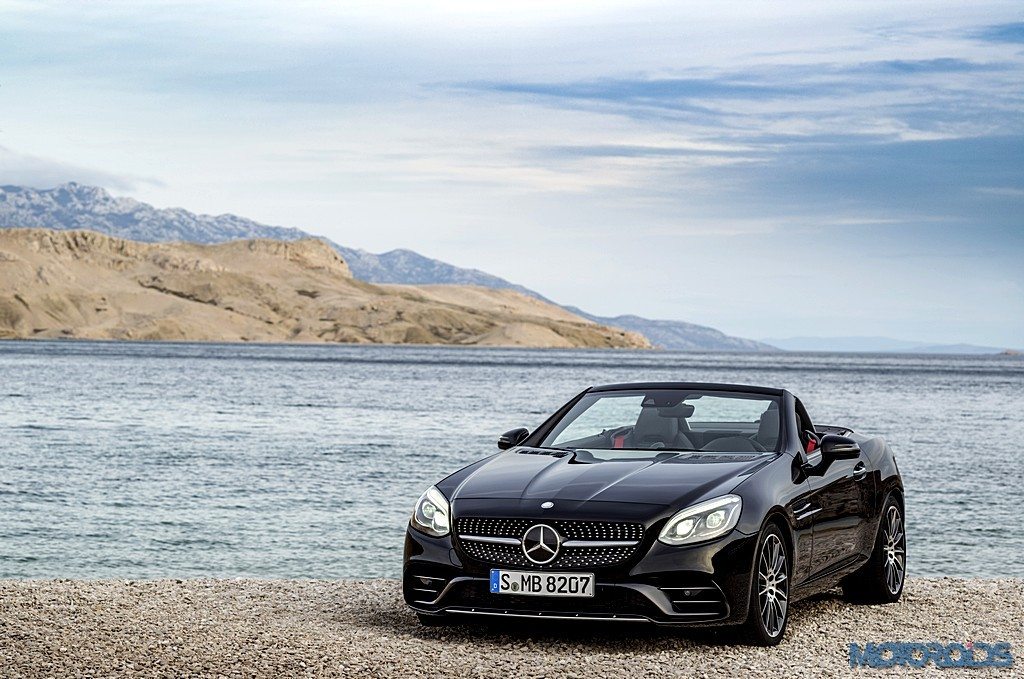 Mercedes-AMG SLC 43, obsidianschwarz mettalic  Mercedes-AMG SLC 43, obsidian black, mettalic