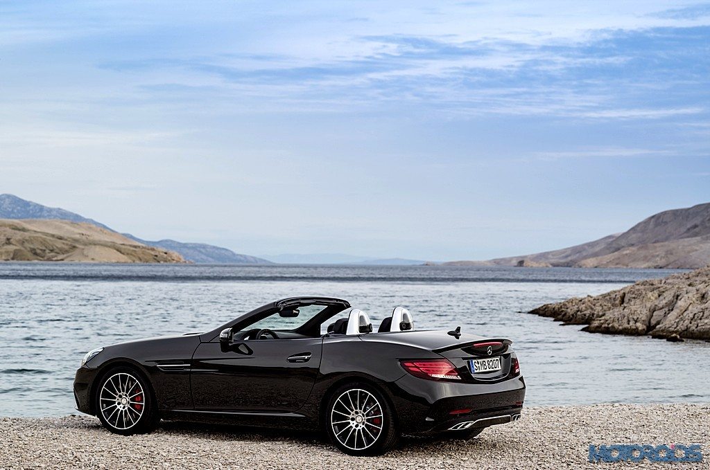 Mercedes-AMG SLC 43, obsidianschwarz mettalic  Mercedes-AMG SLC 43, obsidian black, mettalic