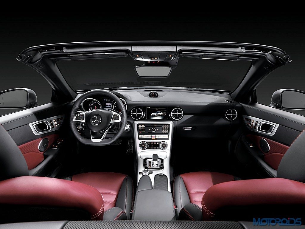 Mercedes-Benz SLC 300, Interieur, bengalrot/schwarz Mercedes-Benz SLC 300, interior, bengal red/black