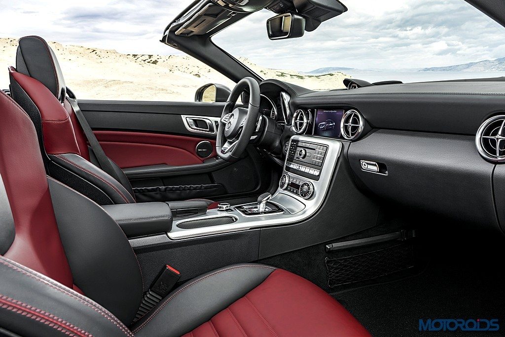 Mercedes-Benz SLC 300, Interieur, bengalrot/schwarz Mercedes-Benz SLC 300, interior, bengal red/black