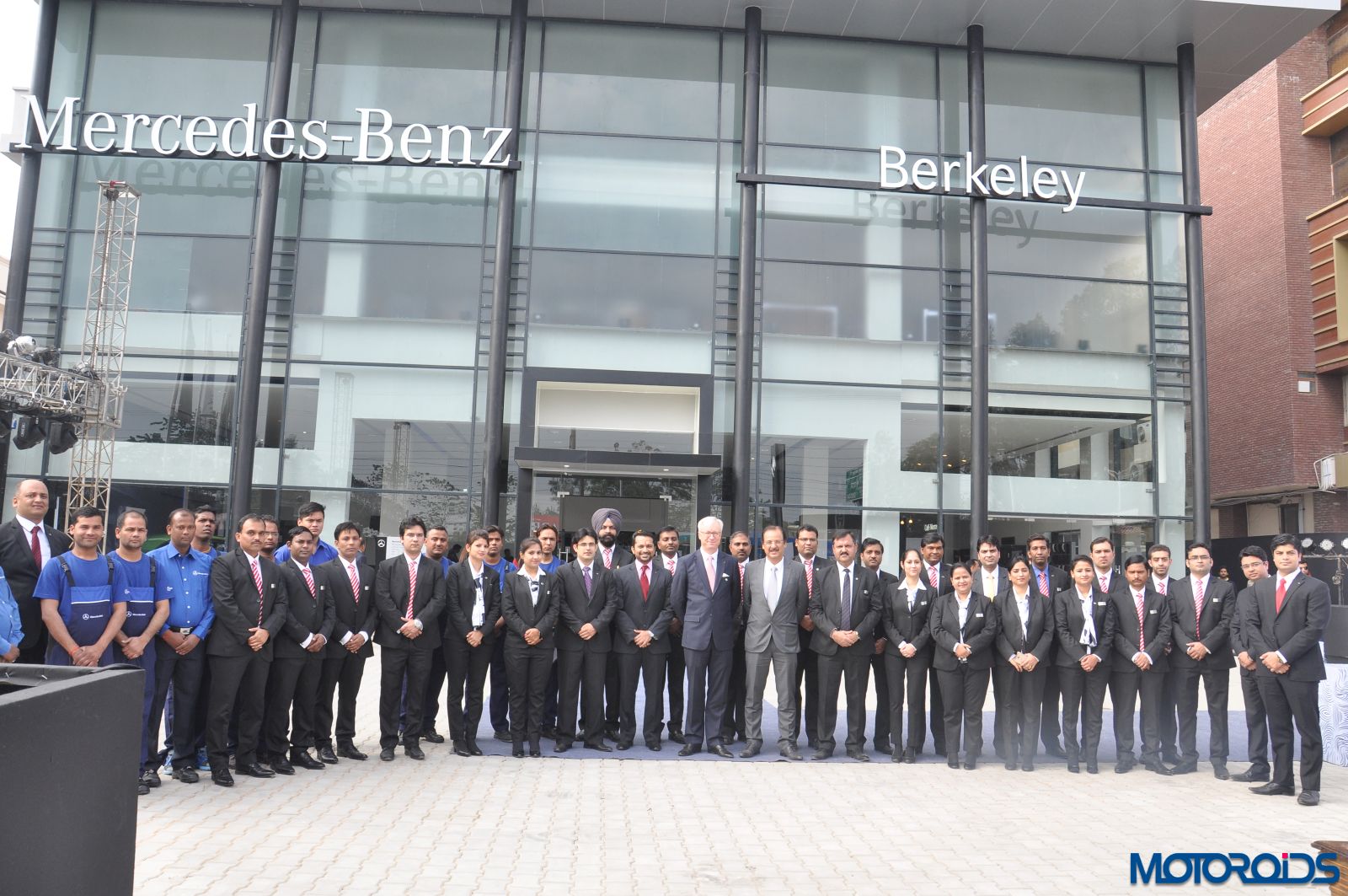 Mr. Roland Folger, Managing Director and CEO, Mercedes Benz India at the dealership launch in Dehradun