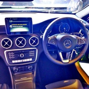 New  Mercedes A Class steering